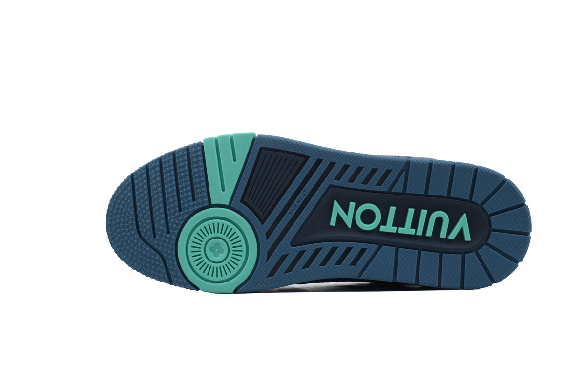 Louis Vuitton Trainer Marine Navy Blue Crystal 1AARGM