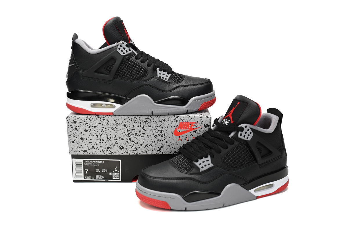 Air Jordan 4 Bred Reimagined FV5029-006