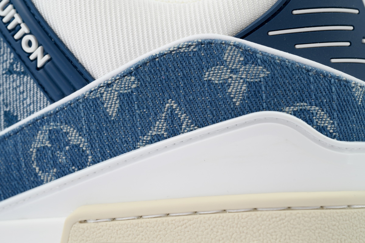 Louis Vuitton Trainer Sneaker Transparent Denim Blue