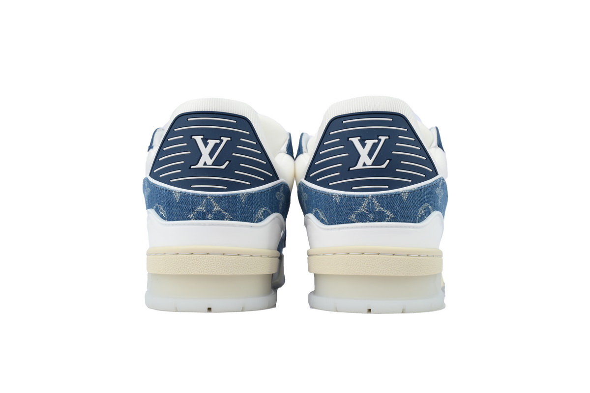 Louis Vuitton Trainer Sneaker Transparent Denim Blue