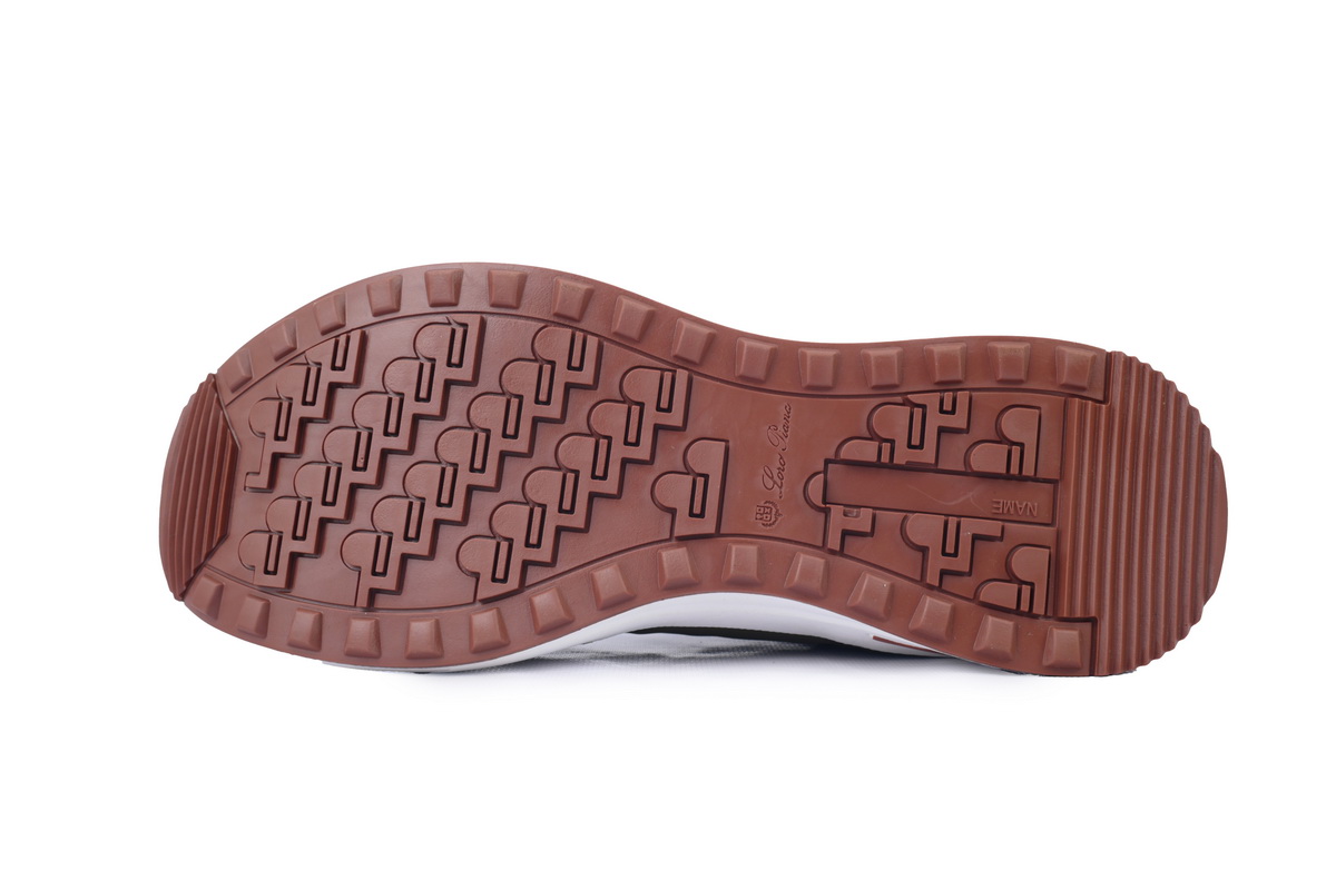 Loro Piana Week End Walk Suede-Trimmed Shell Sneakers Green