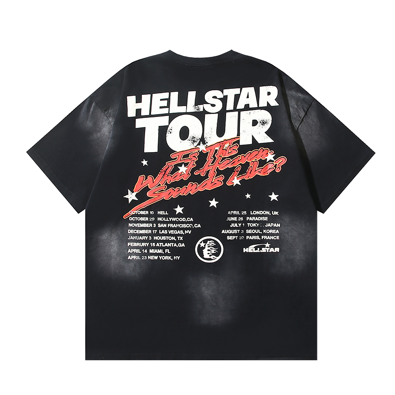 Hellstar Tour Path To Paradise T-Shirt Black Red