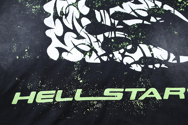 Hellstar Thorn T-Shirt Black Green