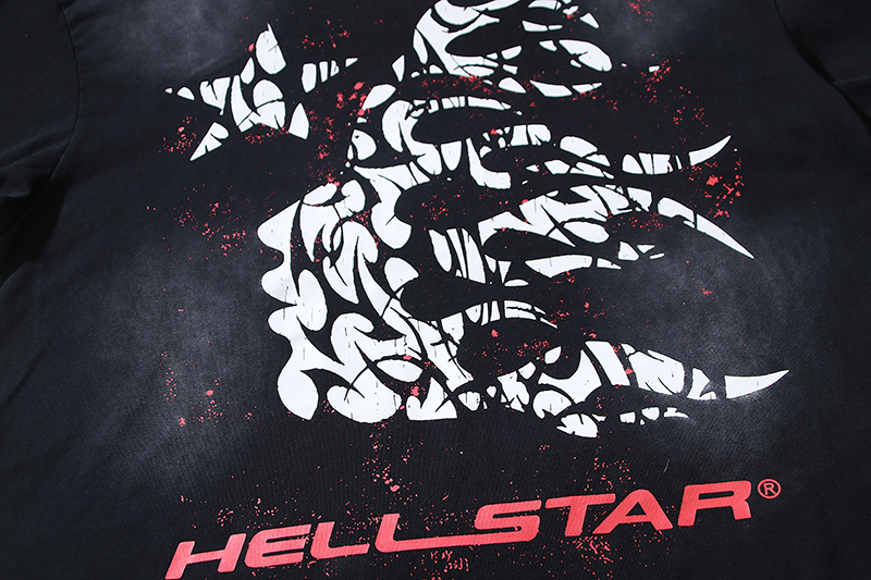 Hellstar Thorn T-Shirt Black Red