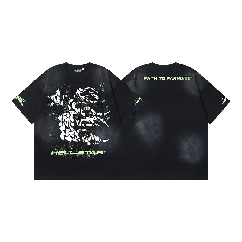 Hellstar Thorn T-Shirt Black Green