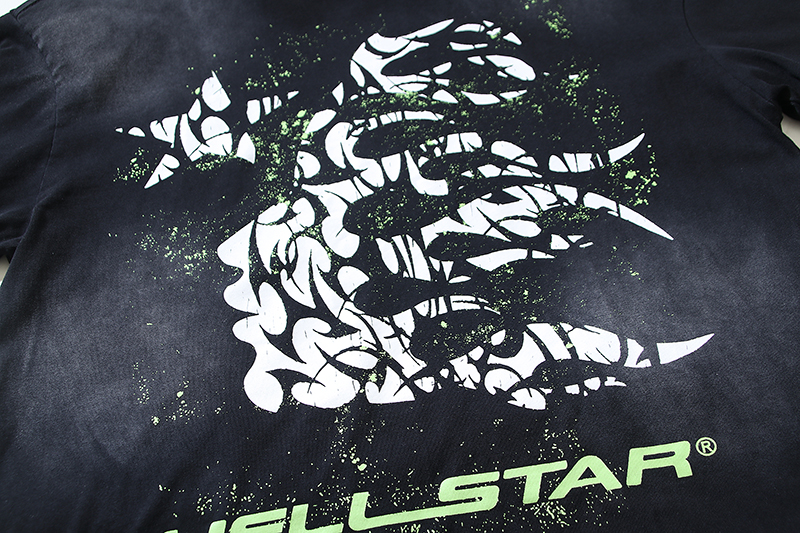 Hellstar Thorn T-Shirt Black Green