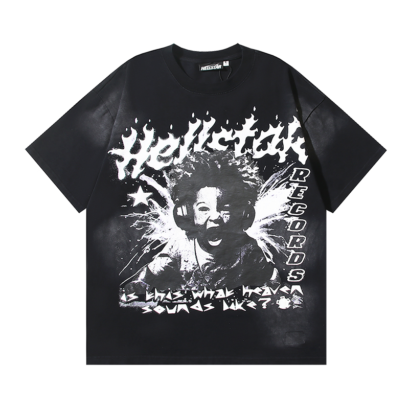 Hellstar Music Boy Records T-Shirt Black