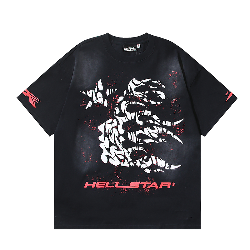 Hellstar Thorn T-Shirt Black Red