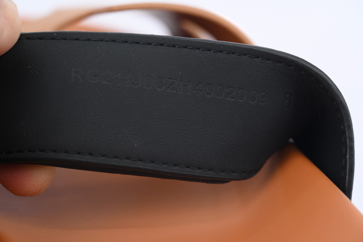 Hermes Calfskin Chypre Sandals Khaki Black