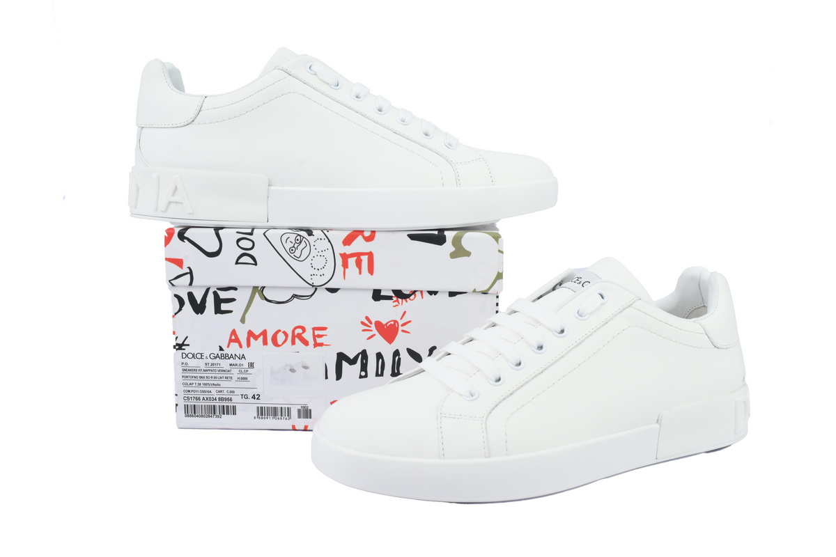 Dolce & Gabbana Portofino Sneakers White