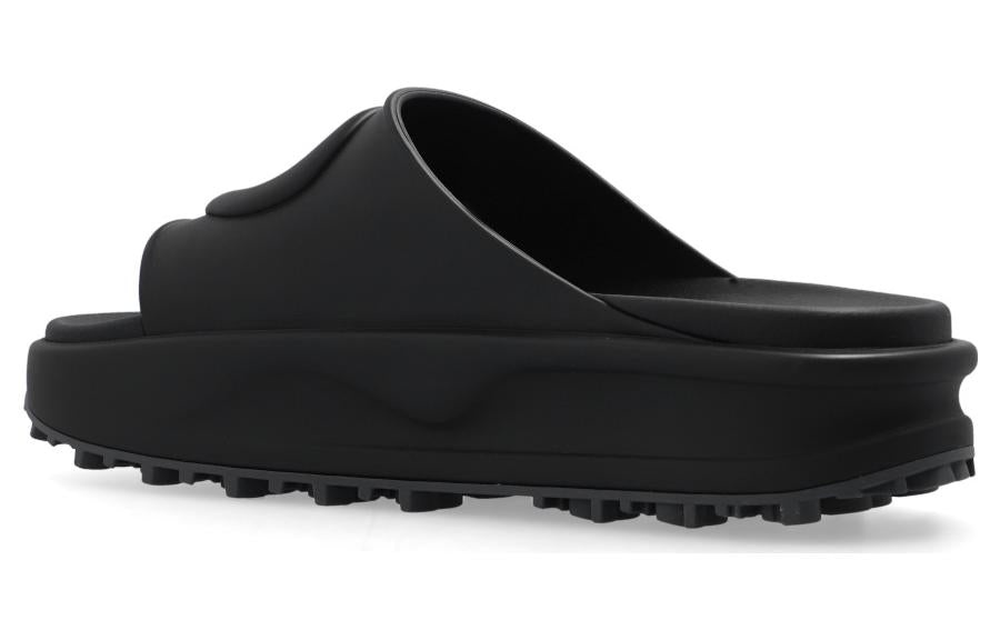 Gucci Interlocking G Slide Sandal Black Rubber