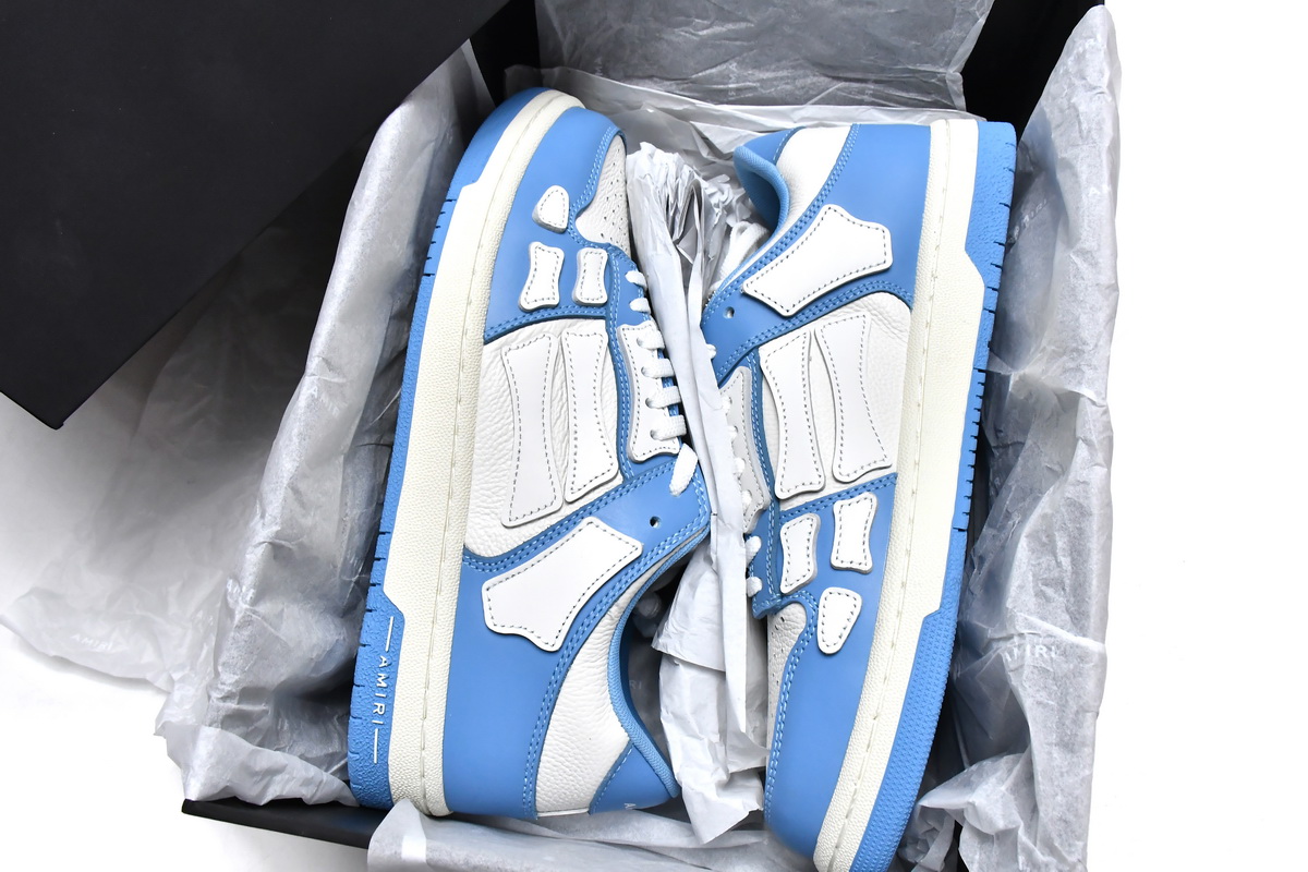 Amiri Skel Top low Top Sneakers White Blue