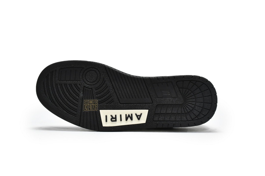 Amiri Skel Top Low Black White