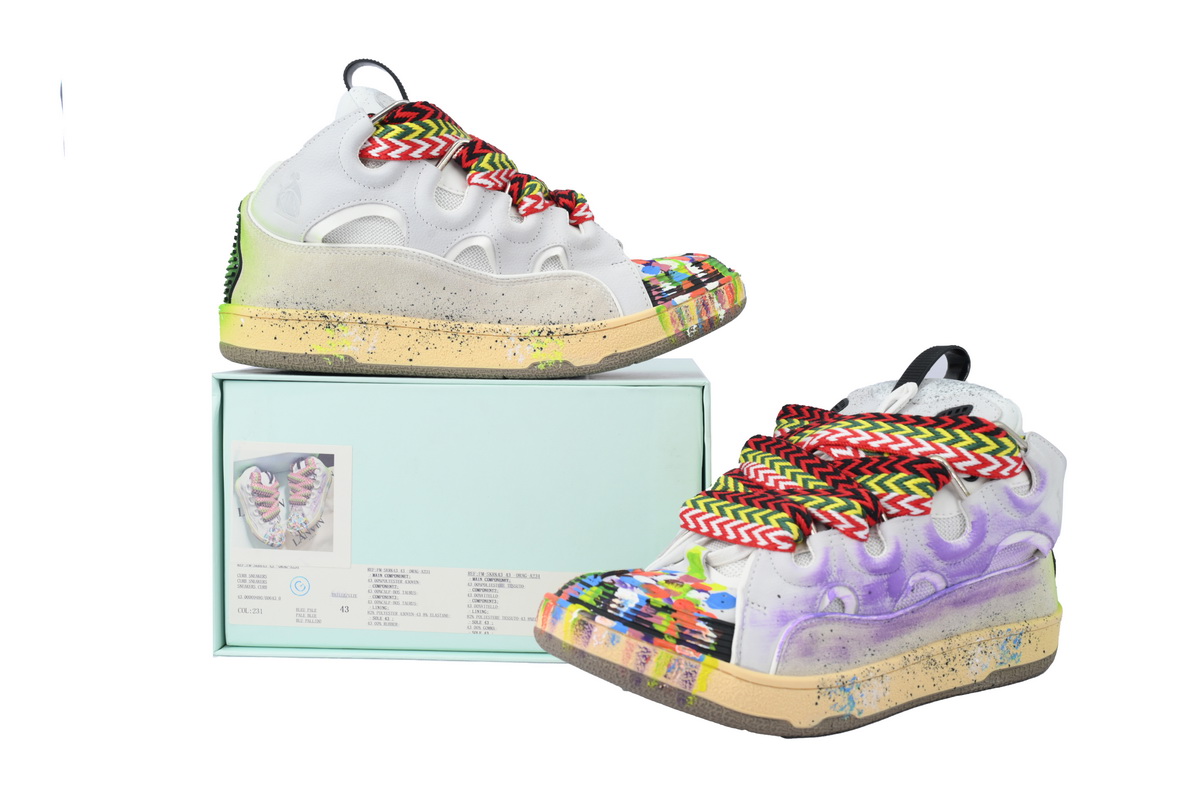 Gallery Dept. x Lanvin Curb Paint Drip Optical White