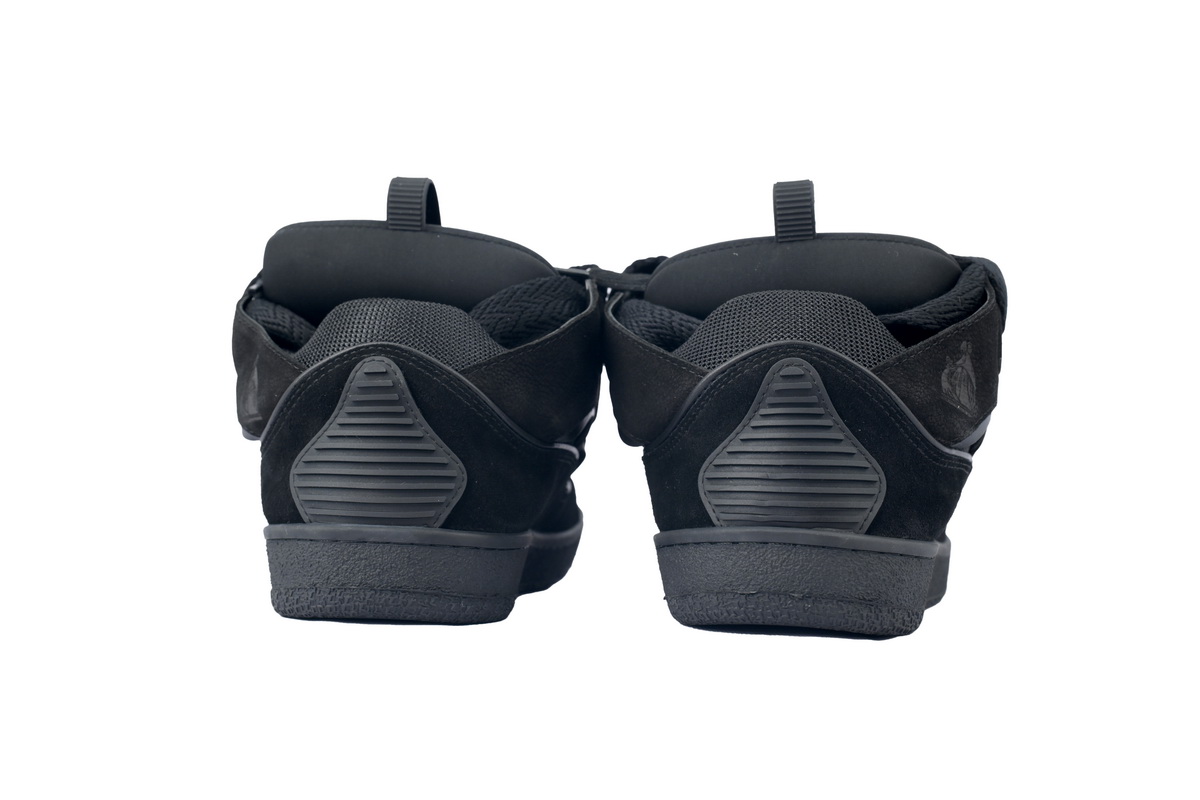 Lanvin Leather Curb Triple Black