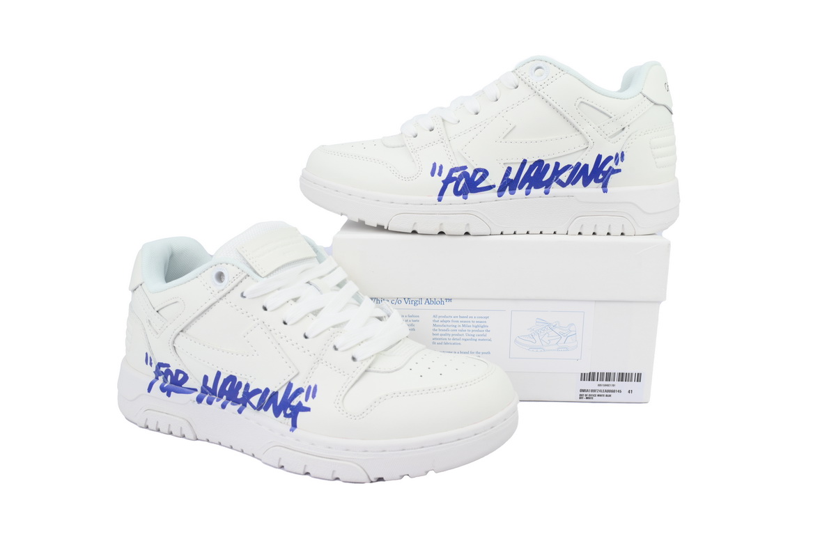 Off-White Out of Office Low For Walking White Blue White Sole OMIA189F 24LEA006 0145