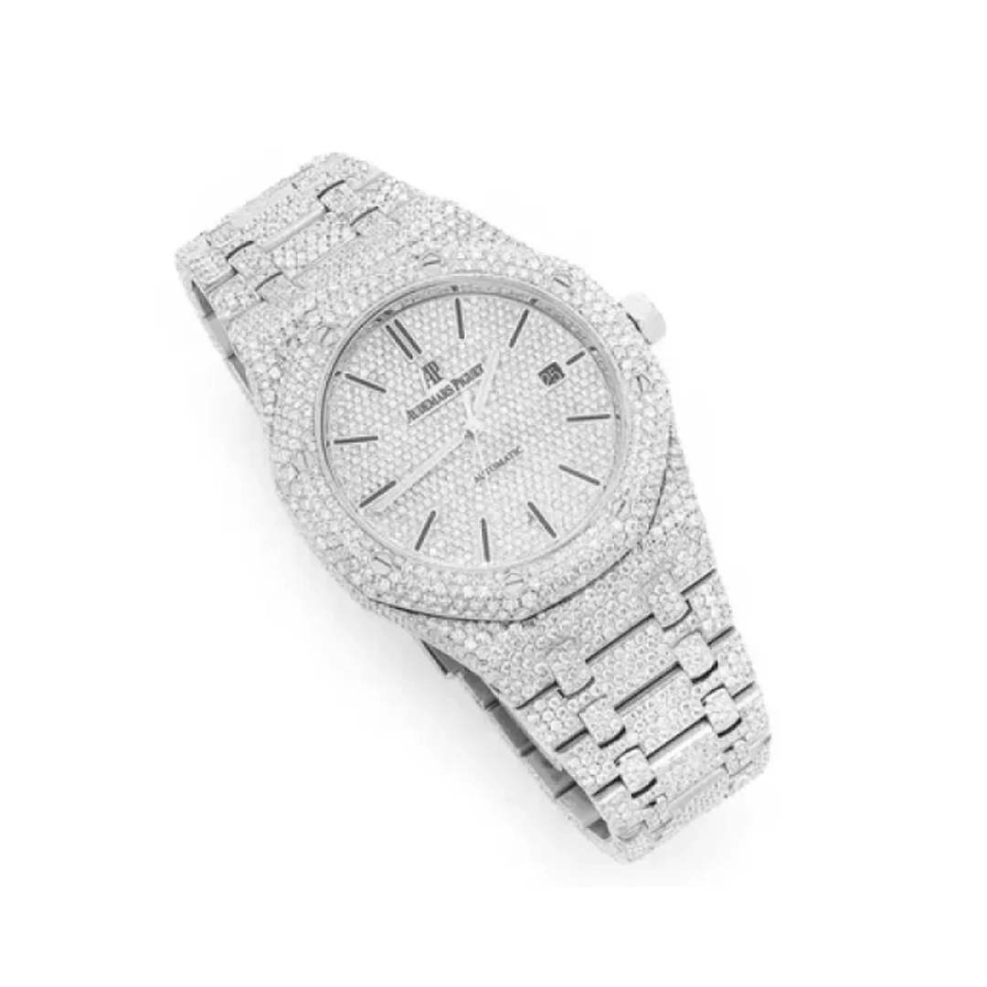 Audemars Piguet 15400S1 Royal Oak lced Out Watch