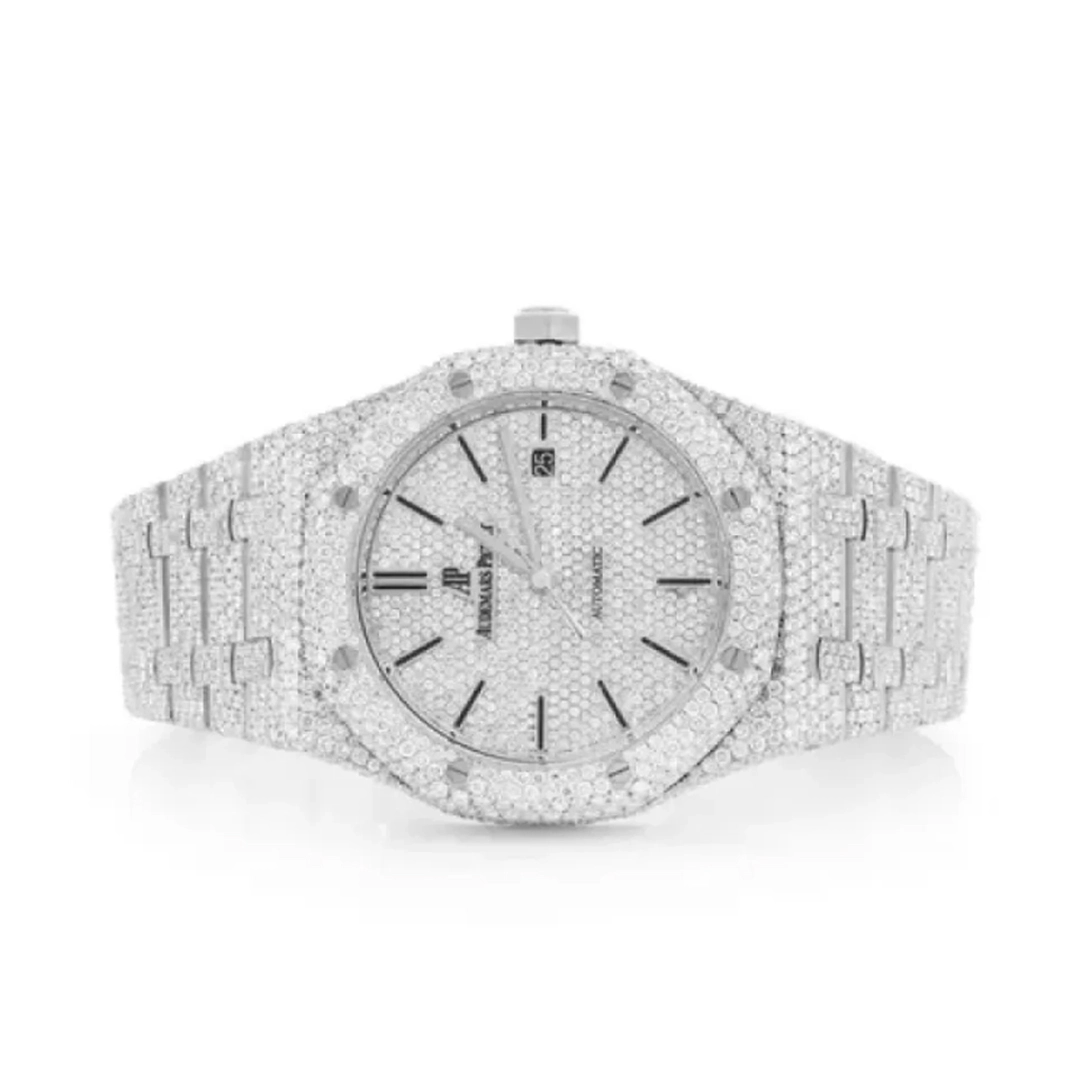 Audemars Piguet 15400S1 Royal Oak lced Out Watch