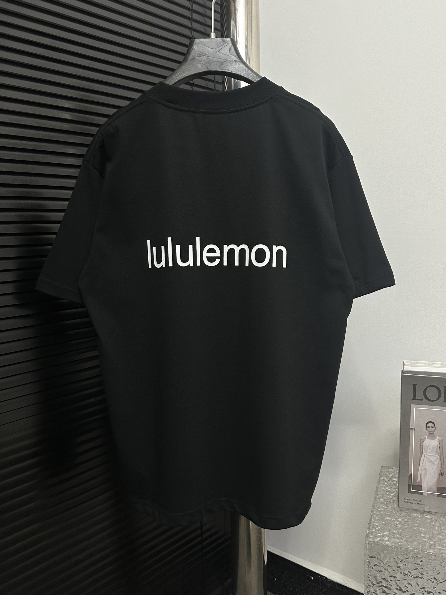 Lulu Round Neck Short Sleeve T-shirt Black