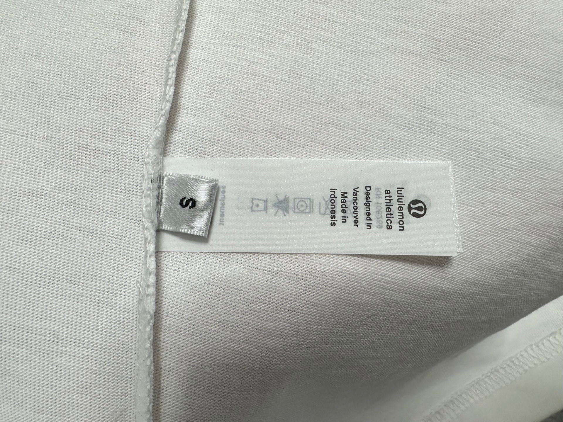 Lulu Round Neck Short Sleeve T-shirt White