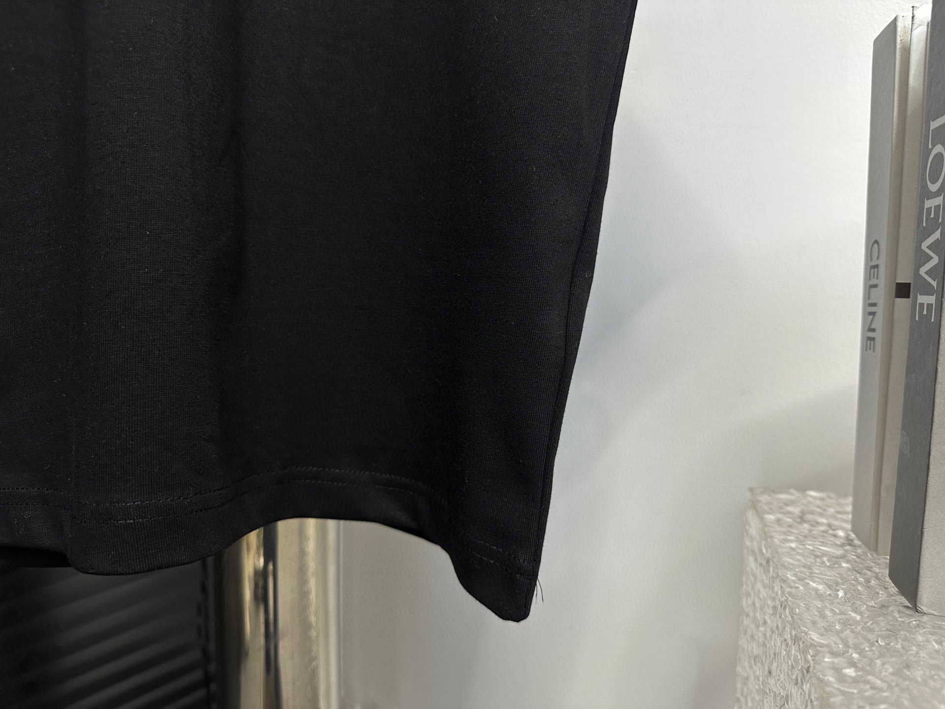 Lulu Round Neck Short Sleeve T-shirt Black