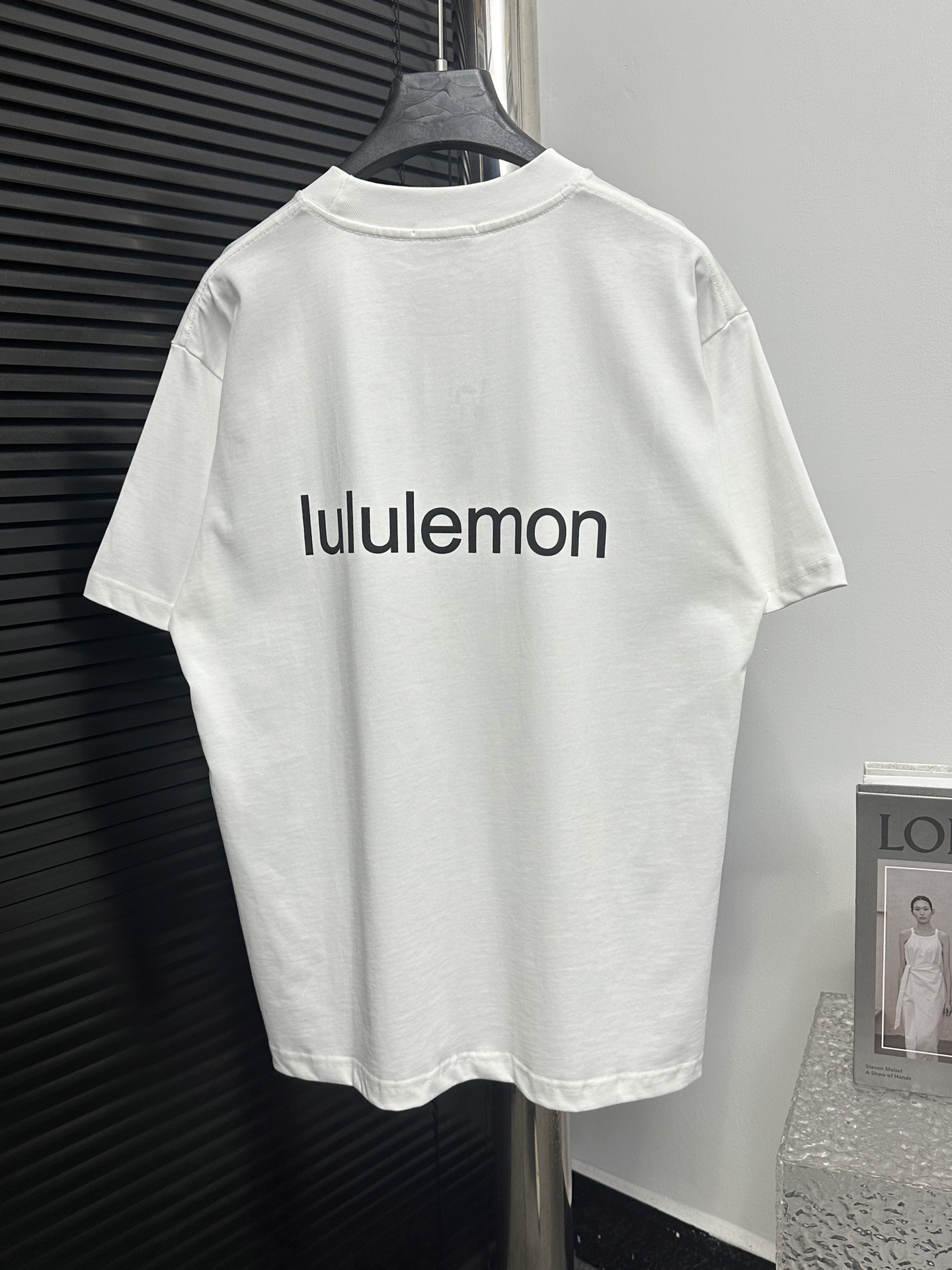 Lulu Round Neck Short Sleeve T-shirt White