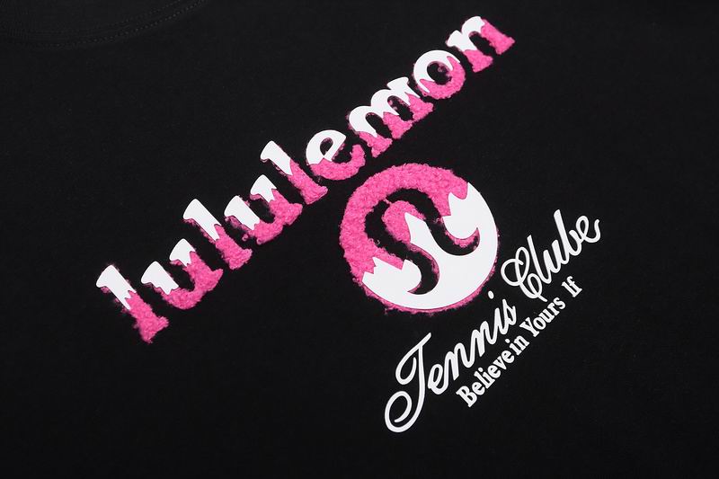 Lulu Printed Solid Color T-shirt