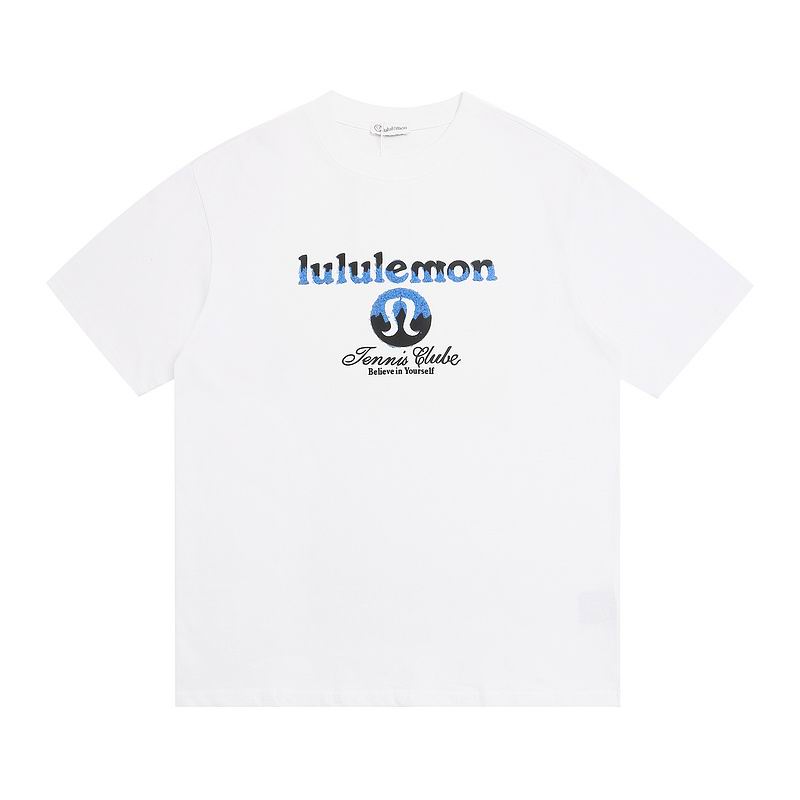 Lulu Printed Solid Color T-shirt