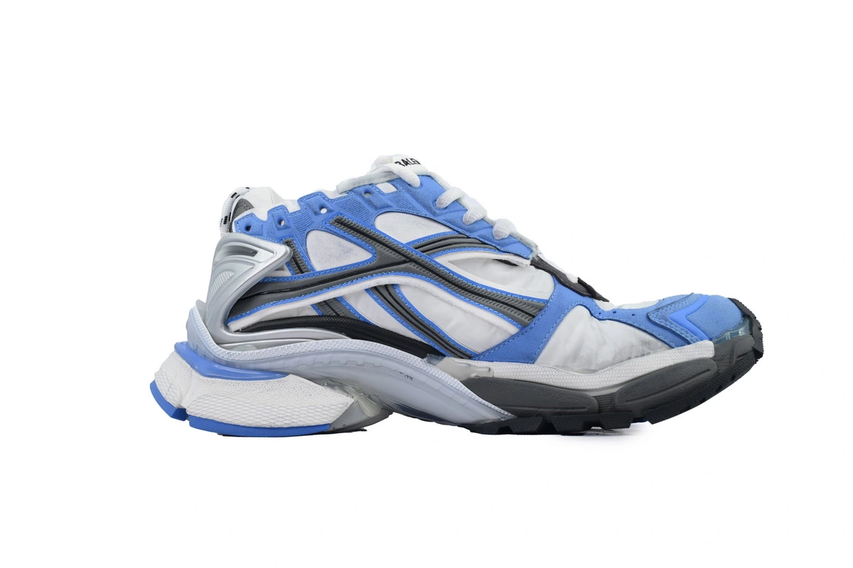 Balenciaga Runner Sneaker Worn Out Blue Grey 772774 W3RNY 4912
