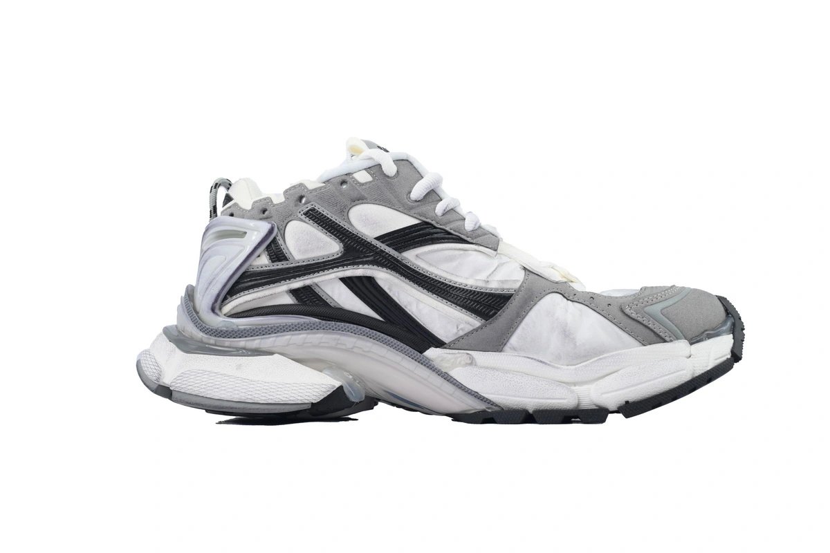 Balenciaga Runner Sneaker Grey White Black 772774 W3RNY 9012