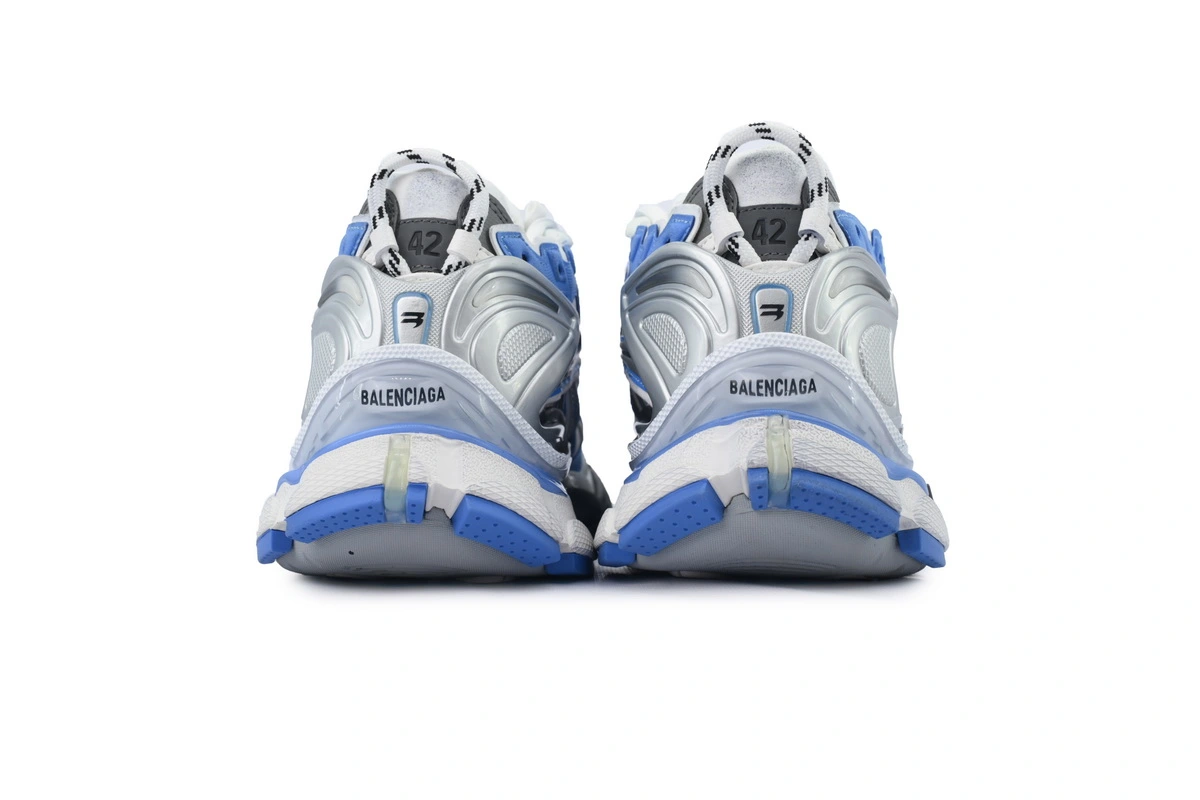 Balenciaga Runner Sneaker Worn Out Blue Grey 772774 W3RNY 4912