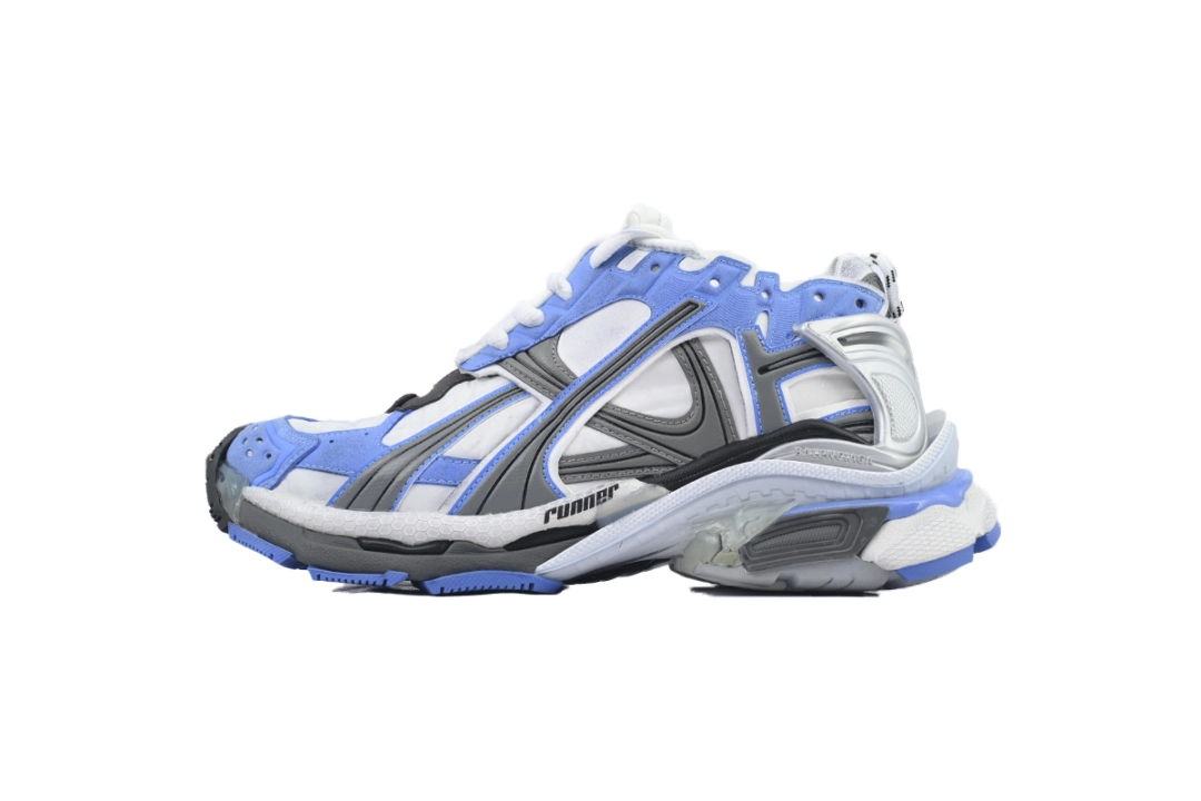 Balenciaga Runner Sneaker Worn Out Blue Grey 772774 W3RNY 4912