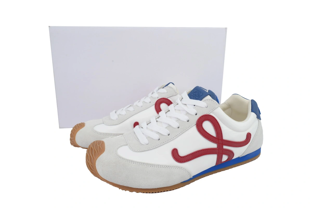 LOEWE Ballet Runner 2.0 White Red LLBR282X02-4868