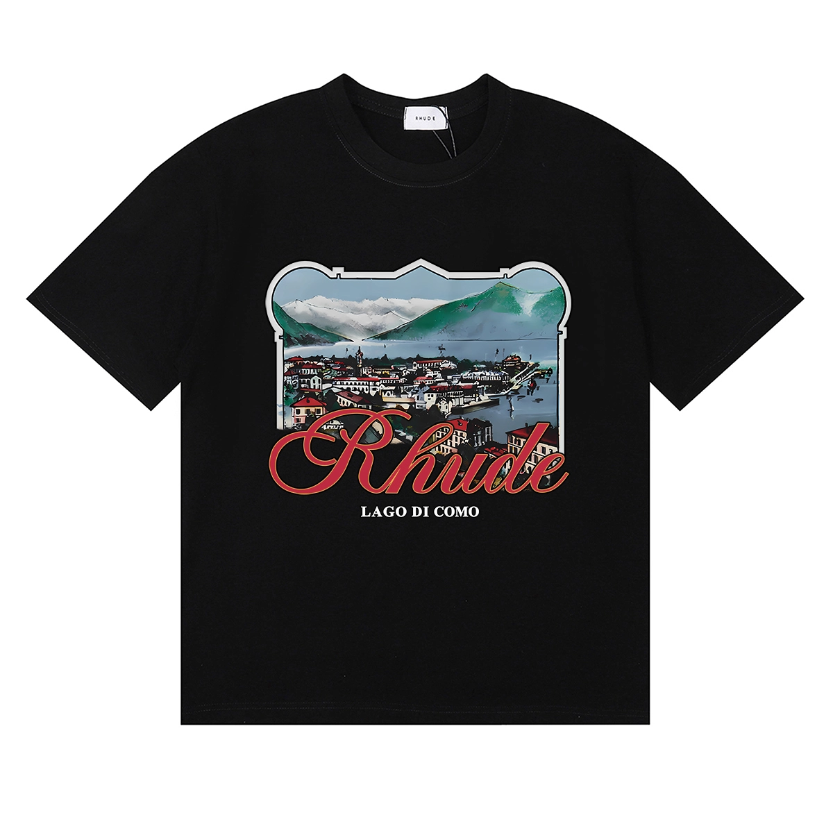Rhude x Harrods Cotton Lago Di Como T-Shirt