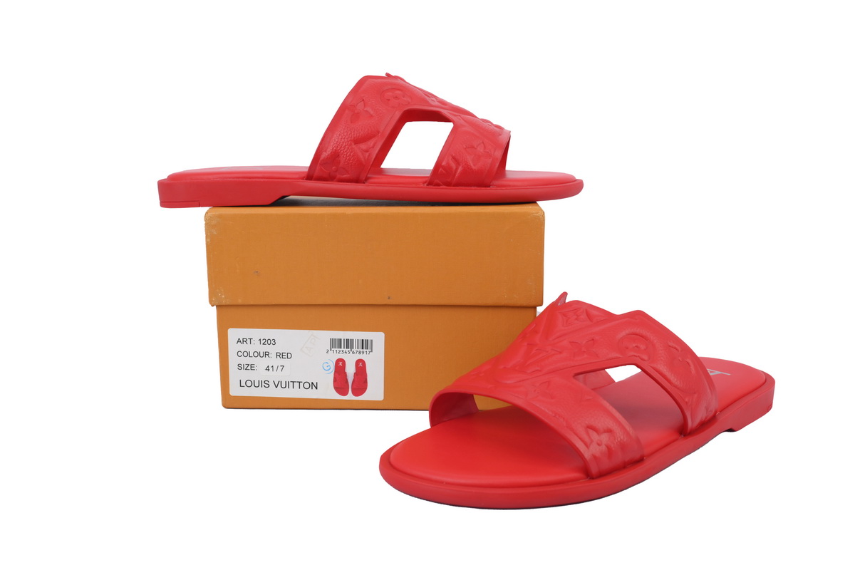 LOUIS VUITTON Oasis Red Embossing