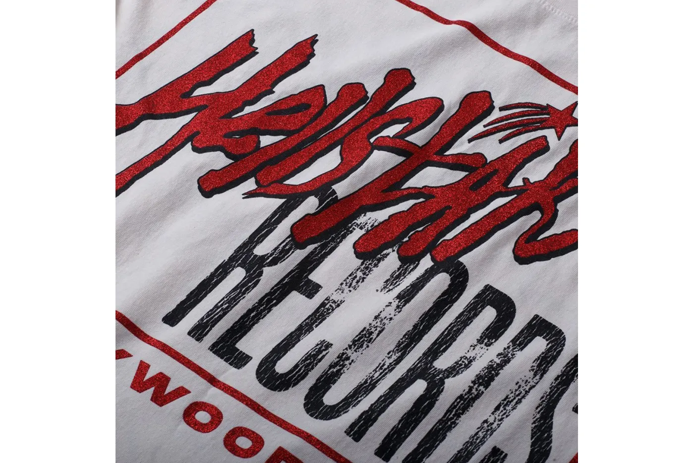 Hellstar Records Hollywood T-Shirt Cream