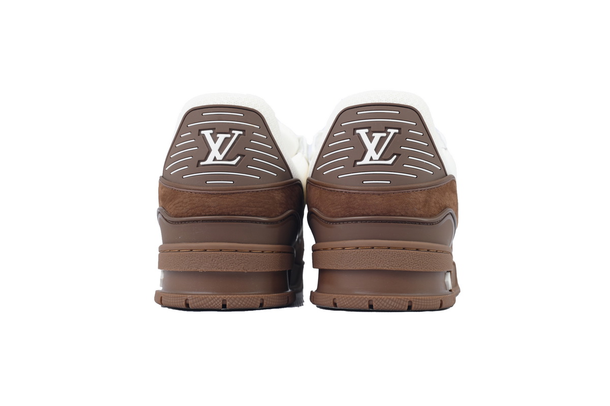 Louis Vuitton Sneakers LV Trainer White Brown