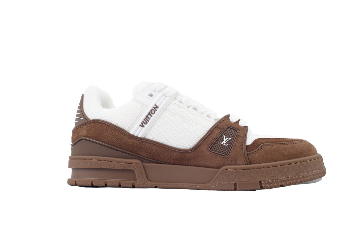 Louis Vuitton Sneakers LV Trainer White Brown