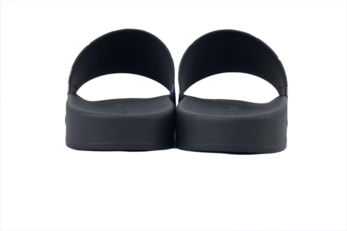 Burberry Check Slides Black