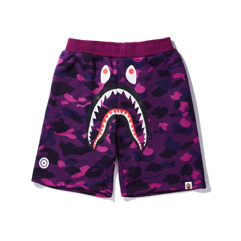 BAPE Camo Shark Sweat Shorts