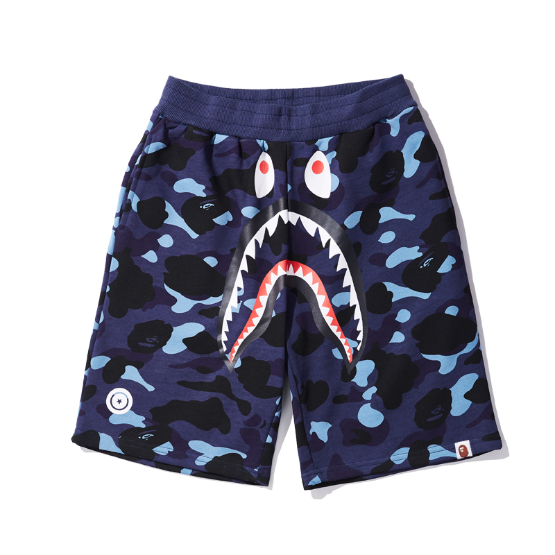 BAPE Camo Shark Sweat Shorts