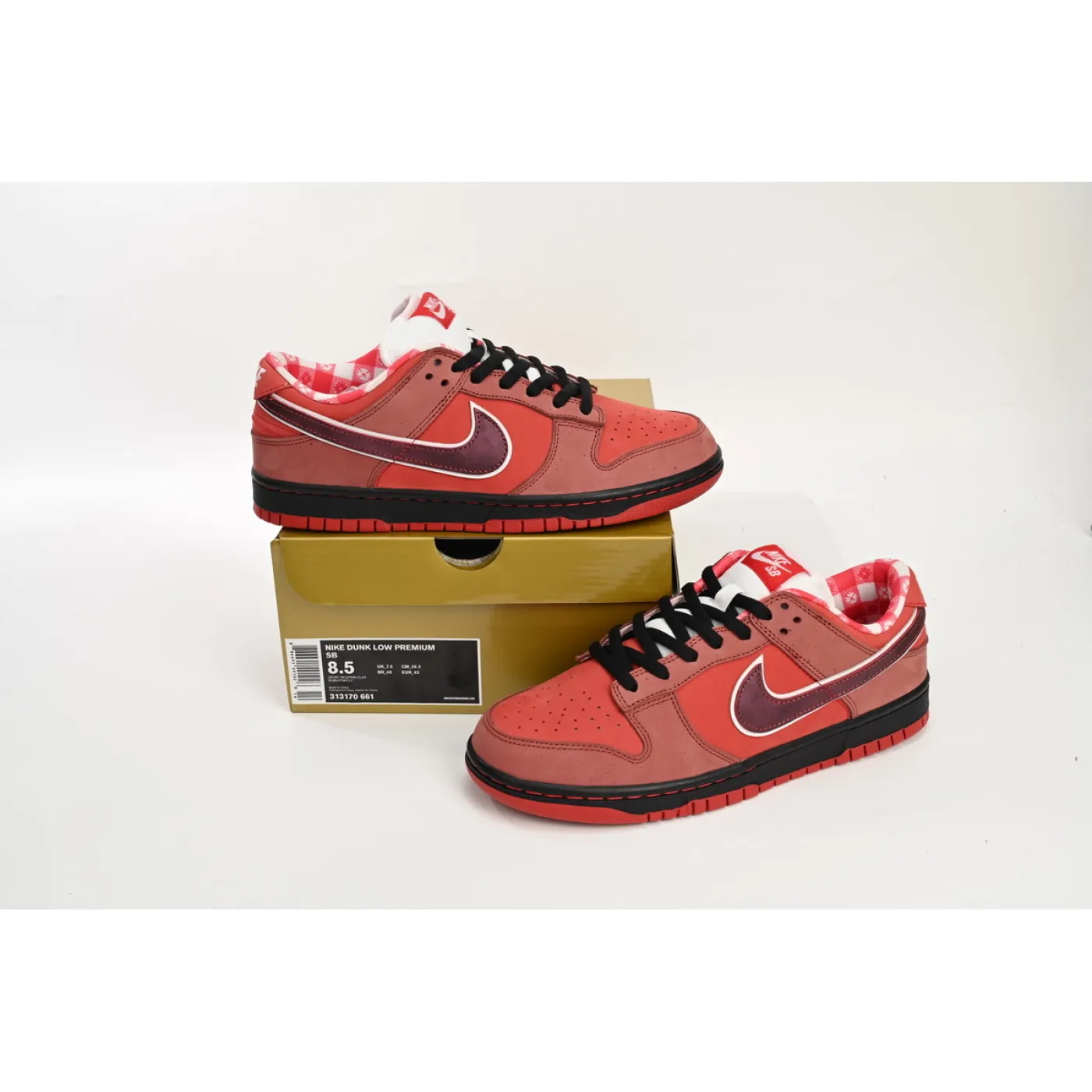 Nike SB Dunk Low Concepts Red Lobster 313170-661