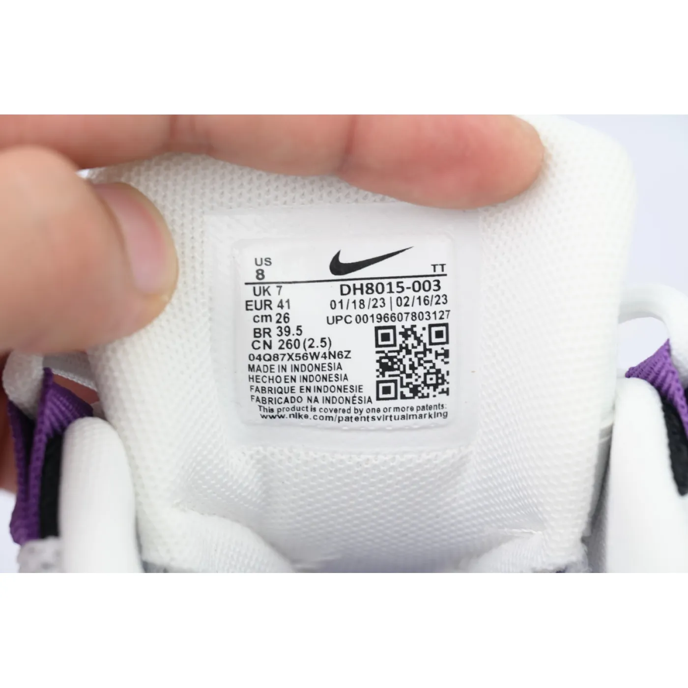 Nike Air Max 95 Grey Purple HD8015-003