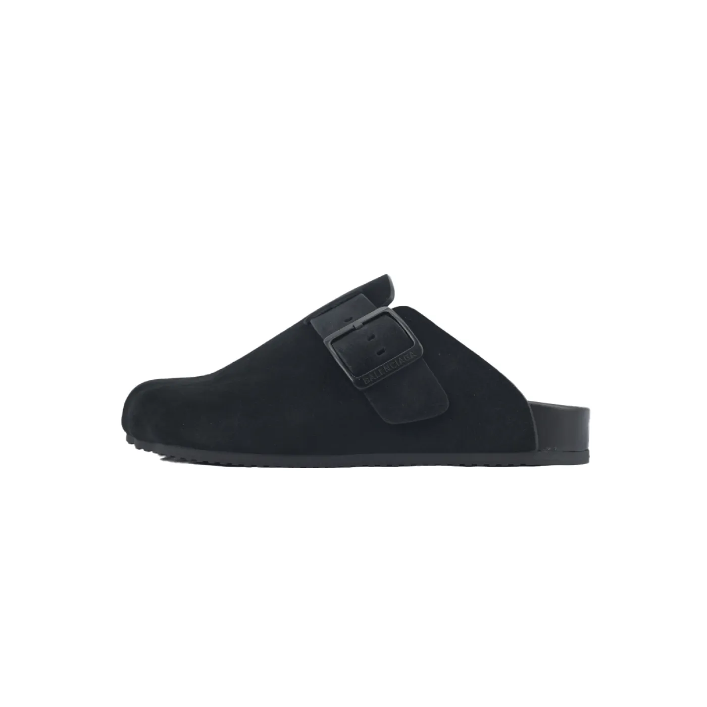 Balenciaga Sunday Suede Mules Black