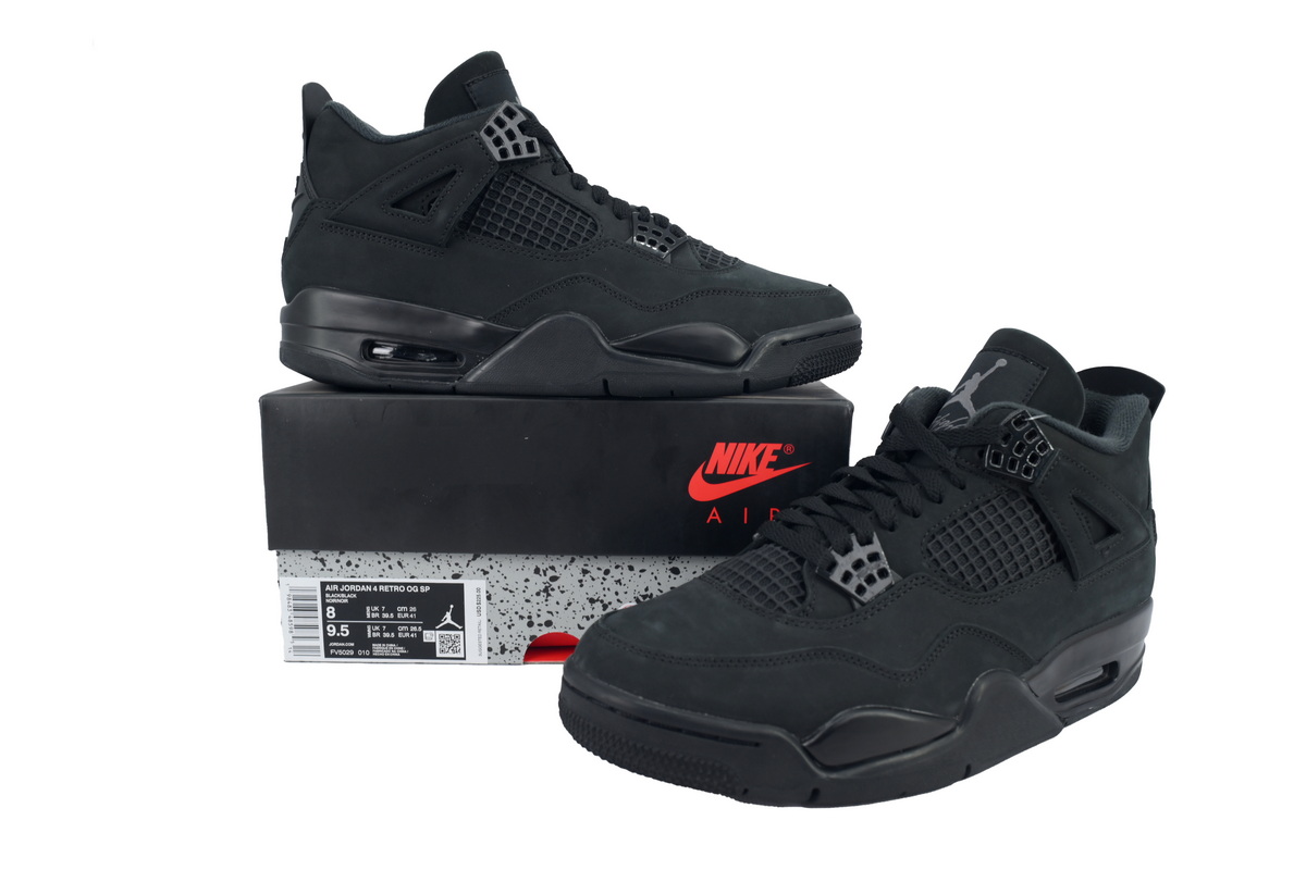 (2025) Air Jordan 4 Retro Black Cat FV5029-010