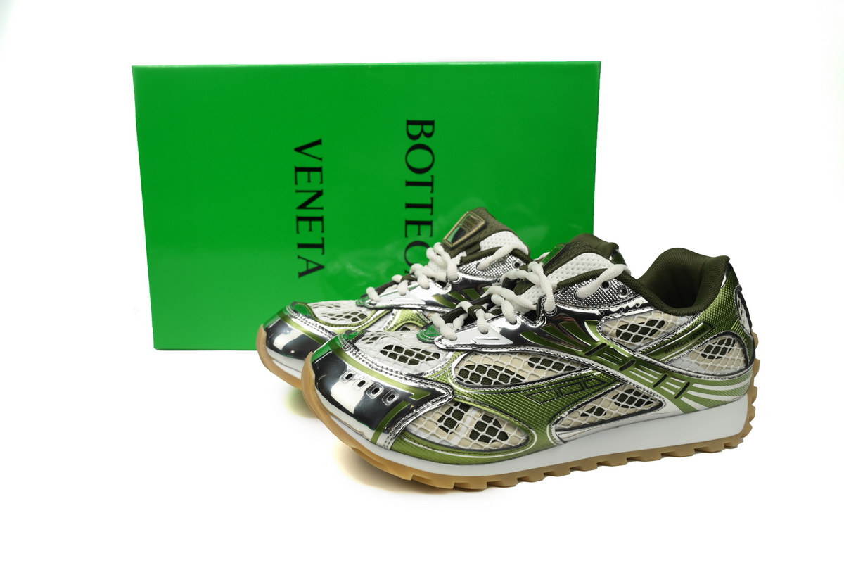BOTTEGA VENETA Orbit Sneakers Olive Green