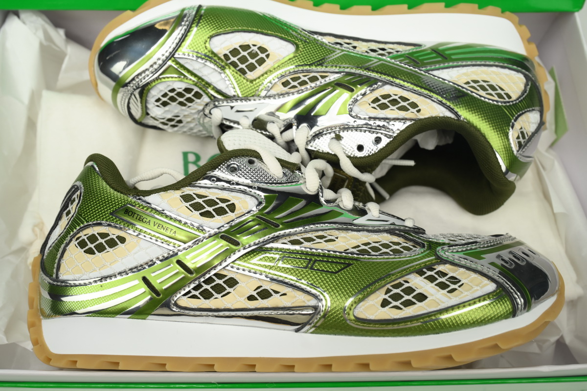 BOTTEGA VENETA Orbit Sneakers Olive Green