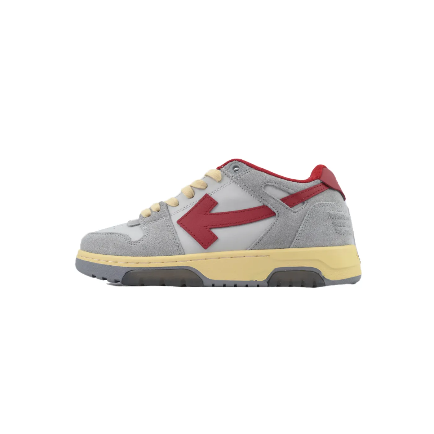 Off-White Out of Office Low Light Grey Red OMIA189S 24LEA011 0525