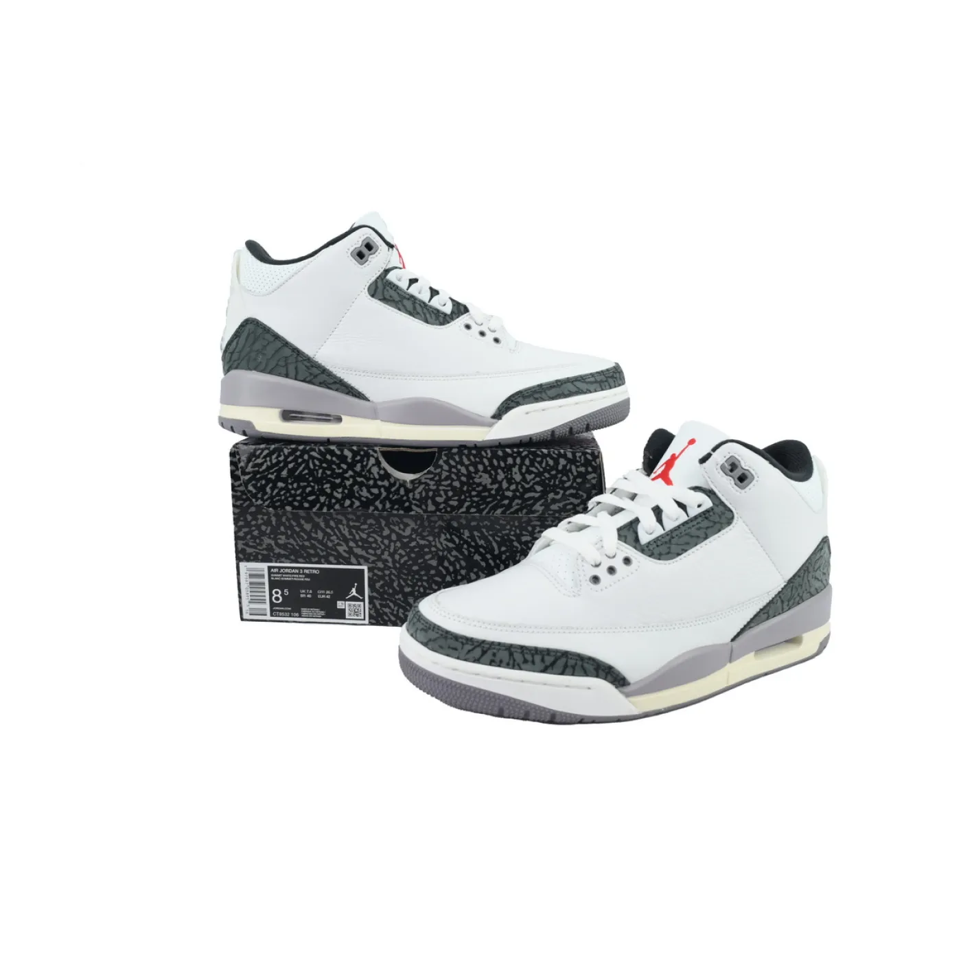 Air Jordan 3 Retro Cement Grey CT8532-106