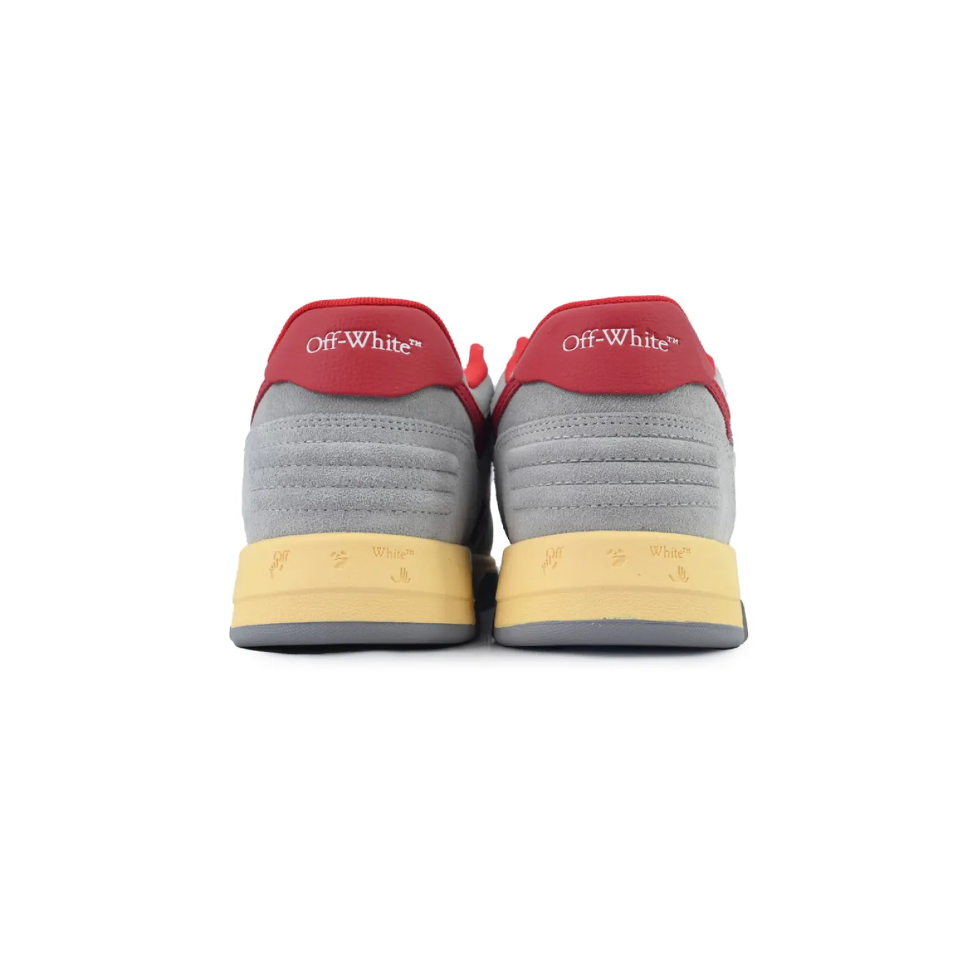 Off-White Out of Office Low Light Grey Red OMIA189S 24LEA011 0525
